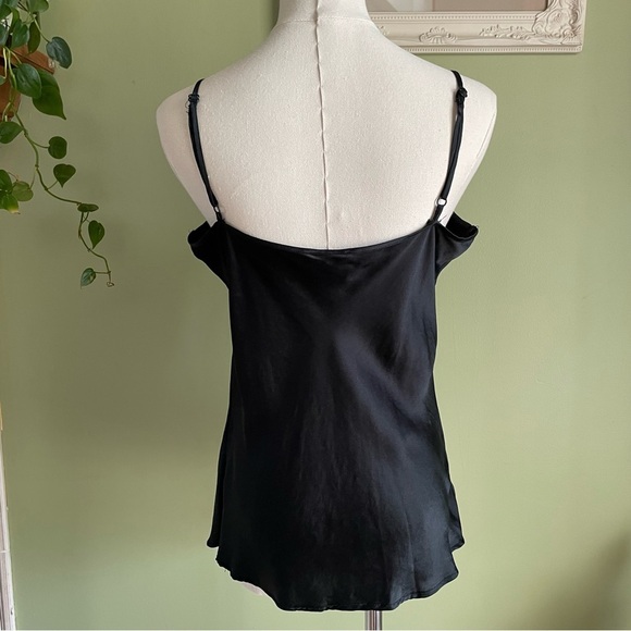 Black Silk Slip Camisole Fisher Finery - Picture 6 of 6